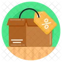 Discount Parcel Package Discount Package Tag Icon