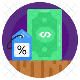 Discount Payment  Icon