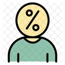 Discount People Percentage Discount Icon