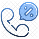 Discount Phone Call  Icon