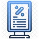 Discount Poster  Icon