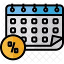 Discount Schedule  Icon