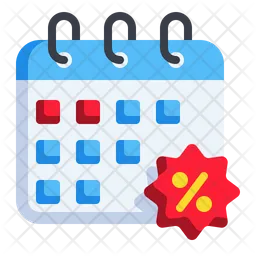 Discount Schedule  Icon