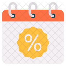 Discount Schedule  Icon