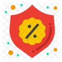 Security Badge Discount Icon