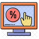 Discount Computer Monitor Icon