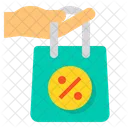 Discount Shopping Bag  Icon