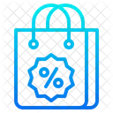 Discount Shopping Bag  Icon
