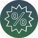 Discount Sticker Percentage Sign Marketing Icon