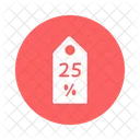 Discount Tag New Year Occasion Celebrations Icon