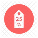 Discount Tag New Year Occasion Celebrations Icon