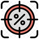 Discount Target  Icon