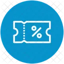 Ticket Coupon Voucher Icon