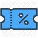 Discount ticket  Icon