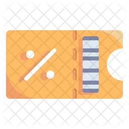 Discount Ticket  Icon