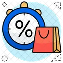 Discount Time Sale Time Offer Time Icon