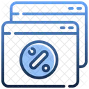 Discount Web  Icon