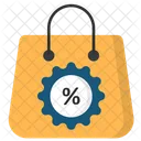 Discounted Bag  Icon