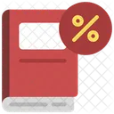 Discounted Book  Icon