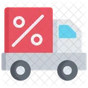 Discounted Delivery  Icon