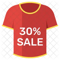 Discounted Shirt  Icon