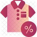Discounted Tshirt  Icon