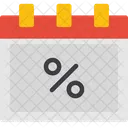 Discounts Calendar Deals Schedule Discount Calendar Icon