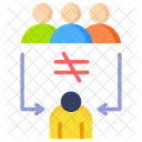 Discriminación  Icono