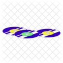 Discs Compact Overlapping Icon