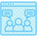 Chat Mensaje Grupo Icono