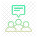 Discusion Teamwork Management Icon