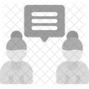 Discuss Talk Conversation Icon