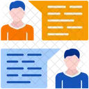 Discussao De Negocios Conversa De Negocios Comunicacao Ícone