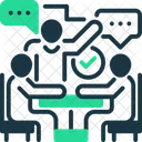Discussao Comunicacao Conversa Ícone