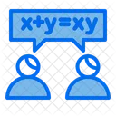 Matematica Discutir Discutir Matematica Icon