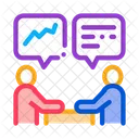 Human Discussing Strategy Icon