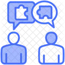 Discussion Communications Combination Icon