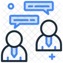 Discussion Business Discussion Business Chatting Icon