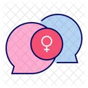 Woman Issue Discussion  Icon