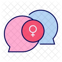 Woman Issue Discussion  Icon