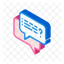 Discussion Journalist Isometric Icon