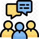 Network Communication Discussion Icon