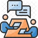 Discussion Meeting Conversation Icon