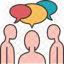 Discussion Group Talk Icon