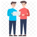 Discussion d'affaires  Icône