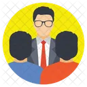 Groupe Personnes Discussion Icon