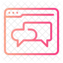 Discussion Website Dialogue Icon