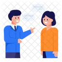 Discussion Teammates Colleagues Icon