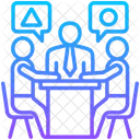 Discussion Meeting Consulting Icon