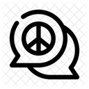Discussion-peace-communications-speech bubble-communication  Icon